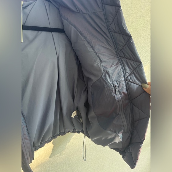 (1HR SALE!❤️) Lululemon Wunder Puff Cropped Vest *heathered wild indigo - Picture 13 of 15